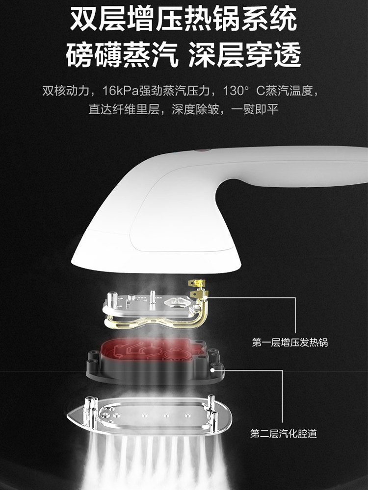 美的服装店专业双杆立式商挂烫机 midea美的星盛事顺挂烫机