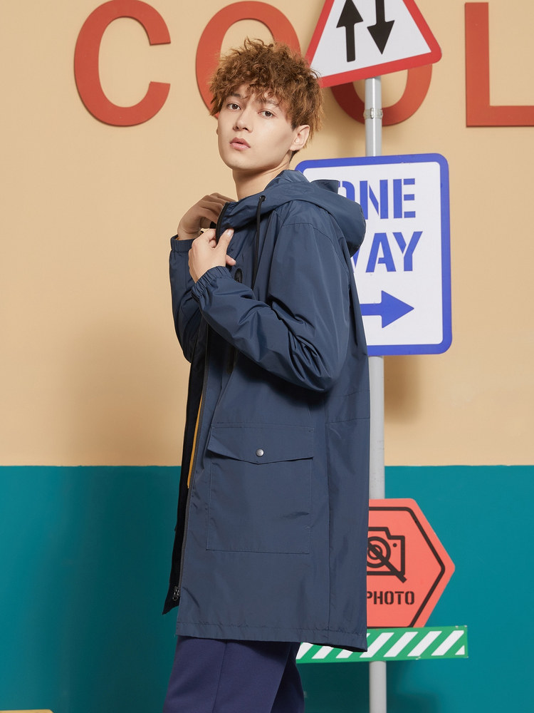 美特斯邦威男装外套2020秋装宽松款 美特斯邦威四禧夹克