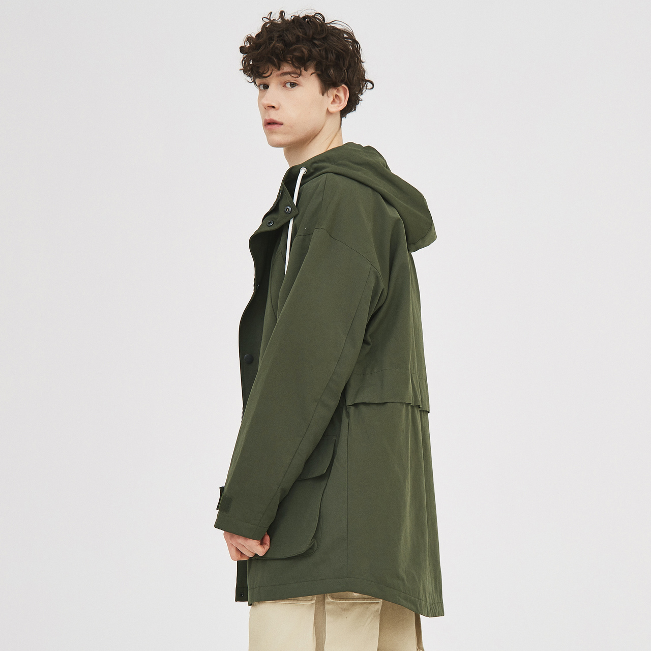 美特斯邦威中长款外套2020新款春秋 美特斯邦威四禧棉衣