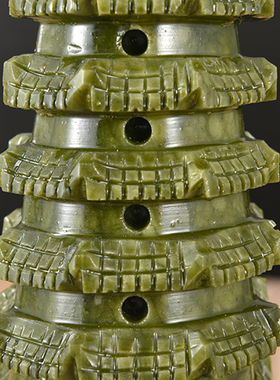 玉石文昌塔家居装饰品客厅摆件