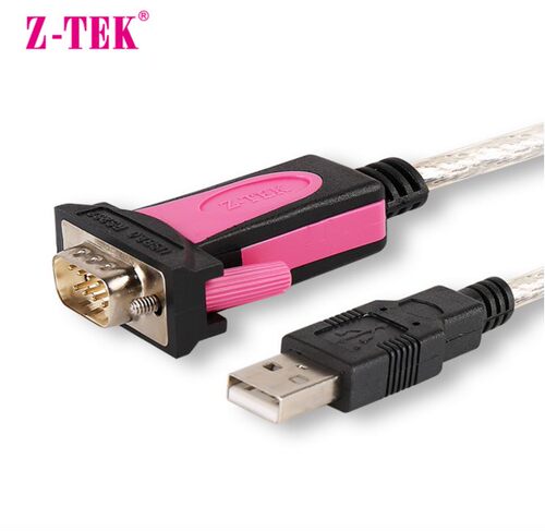 Z-TEK力特 ZE656 USB转9针串口线RS232转串口线 支持win11 - 图0