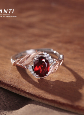 金色藤蔓设计森系女戒复古指环