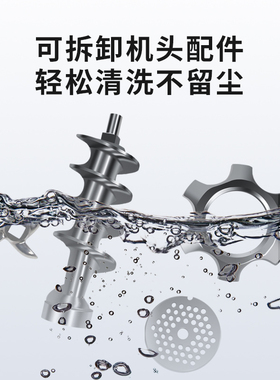 红鹰绞肉机商用大功率不锈钢电动多功能切肉机切片丝机灌肠一体机