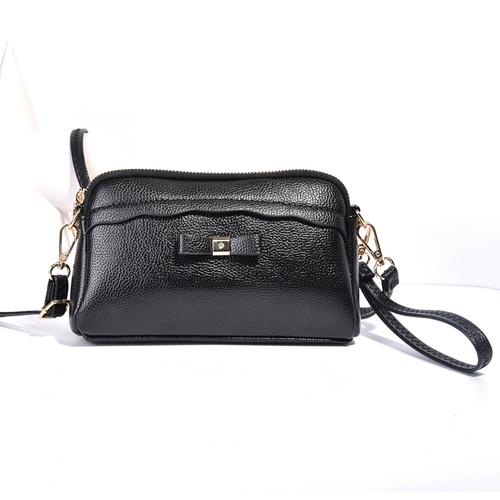 Небольшая сумка, демисезонная модная универсальная сумка через плечо, в корейском стиле, из натуральной кожи