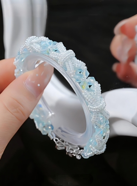 清新可爱手链女百搭精致蝴蝶结个性高级设计感小众轻奢送礼物手链