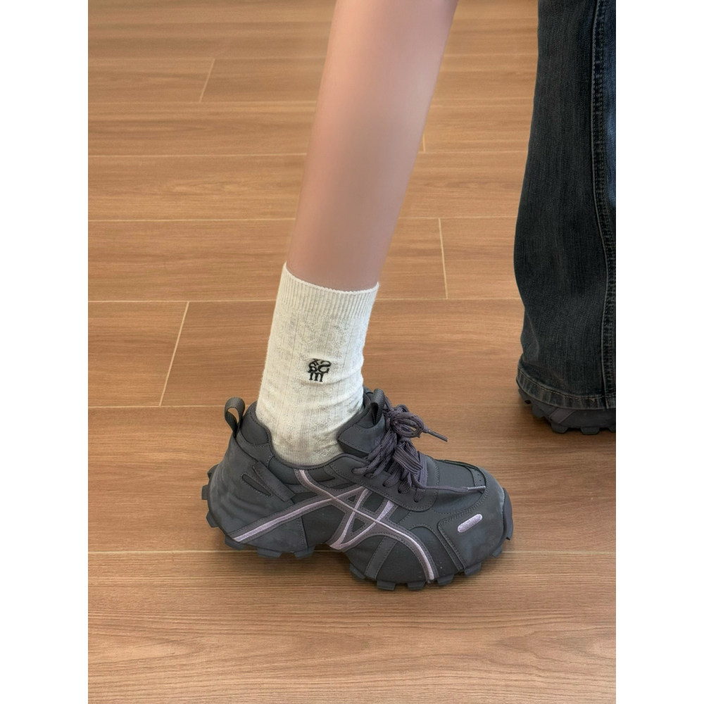 小众复古老爹鞋女2025新款秋冬小个子增高厚底时尚百搭休闲运动鞋,淘宝优惠券,粉丝福利购,淘宝优惠卷