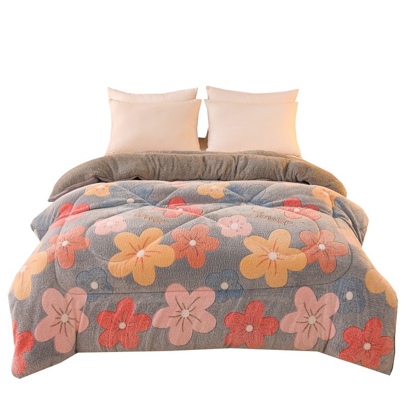 羊羔绒加厚被子冬被双面毛绒单人学生宿舍盖被双人棉被褥太空被芯,淘宝优惠券,粉丝福利购,淘宝优惠卷