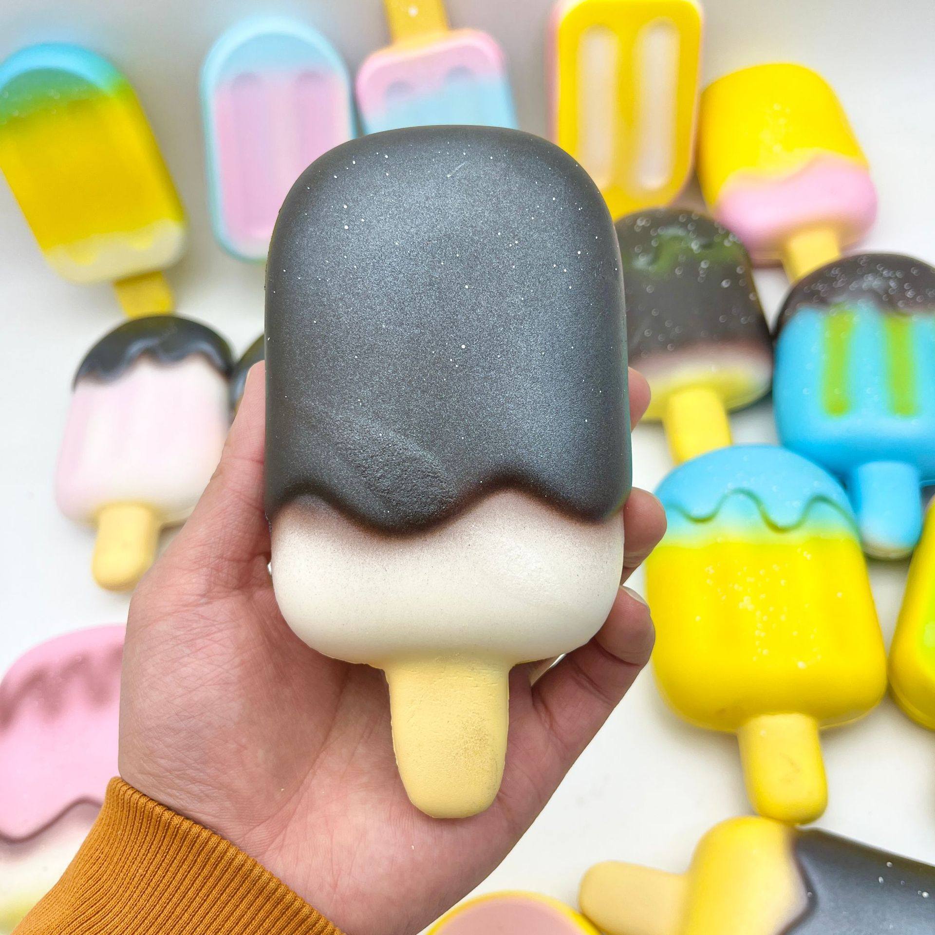 慢回弹捏捏乐仿真冰棒雪糕造型解压玩具软胶渐变色彩趣味玩具食玩,淘宝优惠券,粉丝福利购,淘宝优惠卷