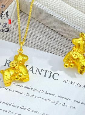 【金店同款】古法沙金锤纹马上有