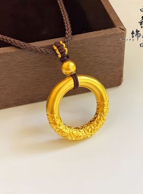 【久不掉色】精品沙金祥云如意