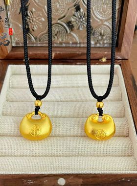 周古法镀金生大福金店同款高保色