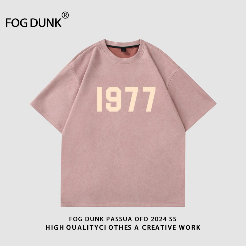 FOG DUNK复线第八季主线新款情侣1977潮牌T恤夏季高街打底男女款_FOG DUNK_男装