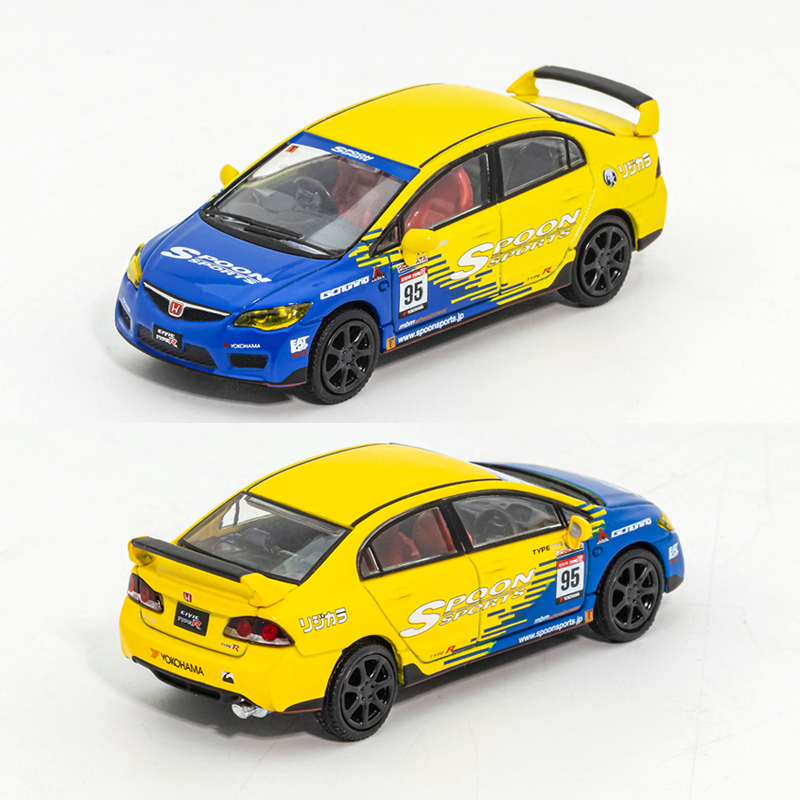 shadow/DCT合金车1:64本田思域Type-R FD2 Spoon95号合金汽车模型 - 图0