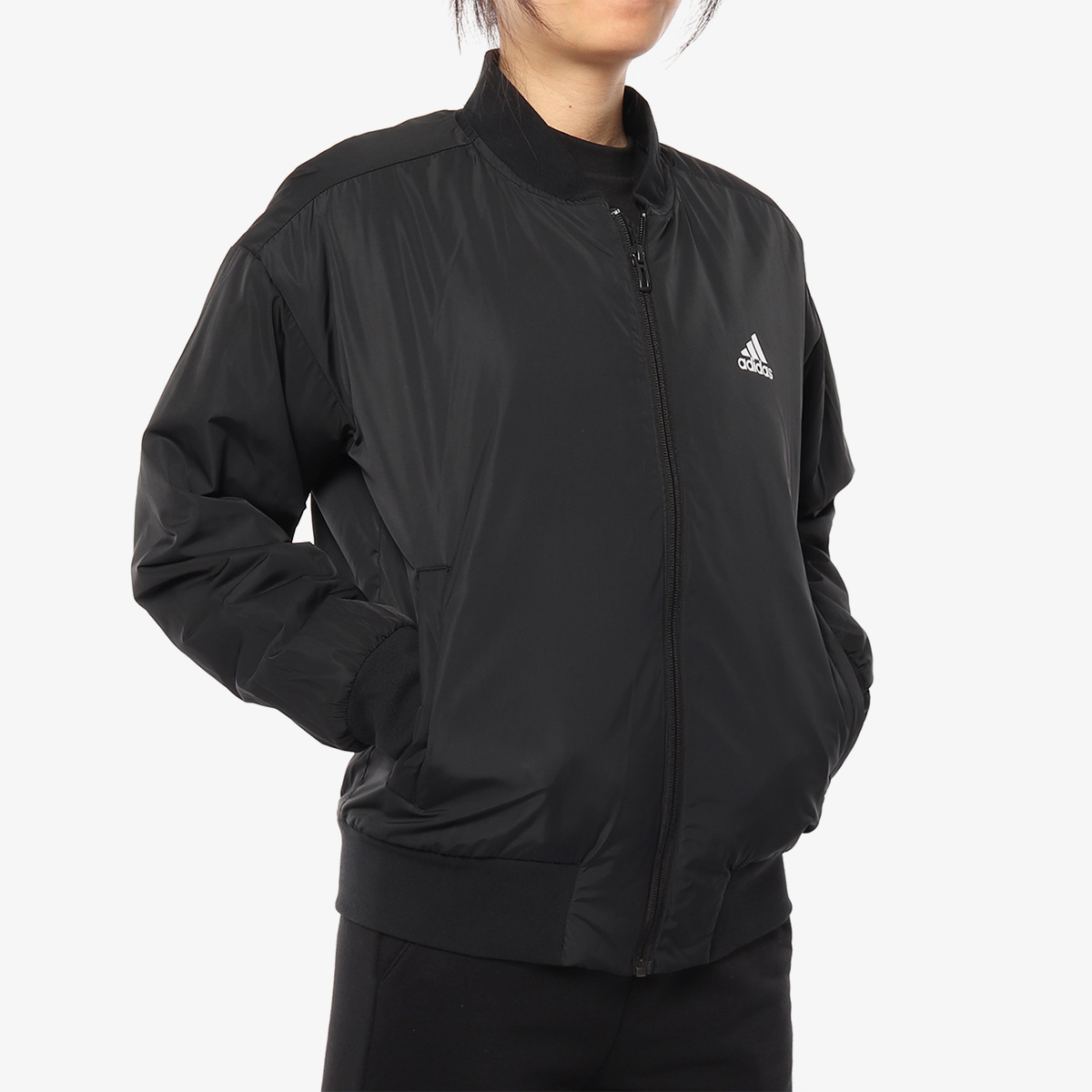 Adidas/阿迪达斯正品 W BOMBER PA JKT 女子棉服外套夹克CZ6192 - 图0