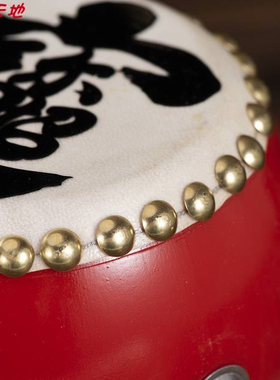 战鼓一响摆件创意开业礼品送店铺开张收银台装饰大号发财鼓模