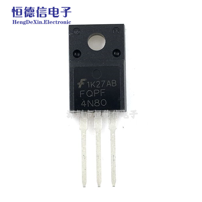 FQPF4N80全新原装 TO-220F MOS场效应管 800V 4A大功率三极管-图0