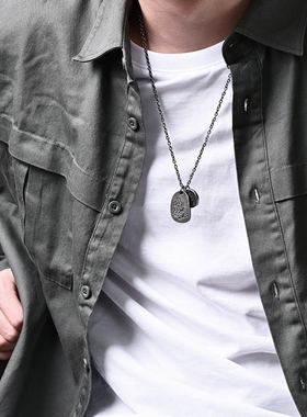 男士个性复古闪电吊坠街头ins女
