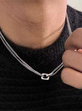 檀健次同款极简小众项链