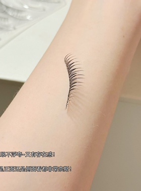 整条女团仙子假睫毛女自然仿真根根分明一片式韩系眼睫毛2025新款