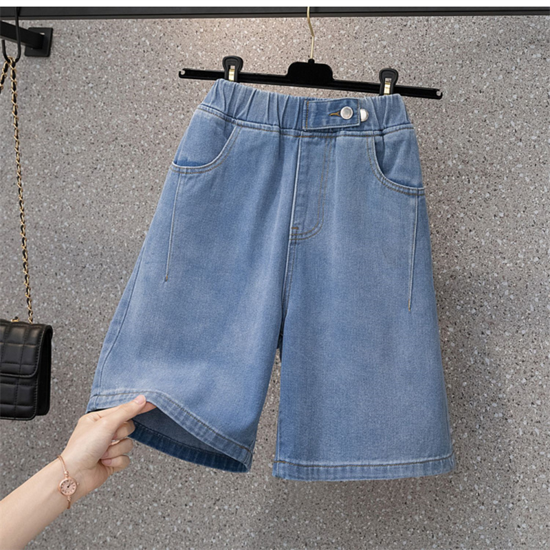 S-4XL summer women jeans shorts casual plus ladies trousers - 图0