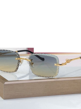 金属方形遮阳太阳镜男女款小脸潮