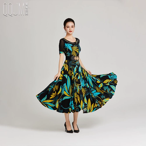 箐箐佳美 Современное танцевальное платье New 2024 High -End Modern Modern Waltz State Dance Dance Dance Drance