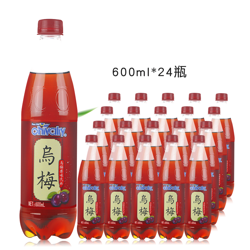 雪菲力乌梅汁饮料 600ml*24瓶/整箱江浙沪皖包邮-图0