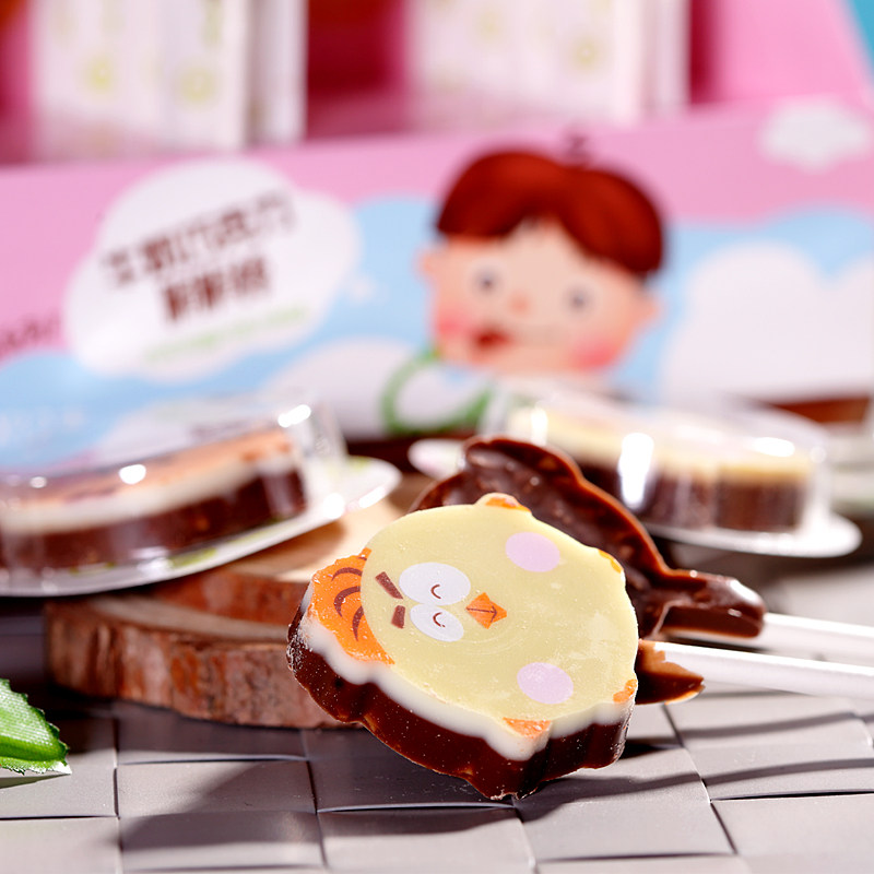 小休一下牛奶巧克力棒生肖芒果干 立高食品牛奶巧克力