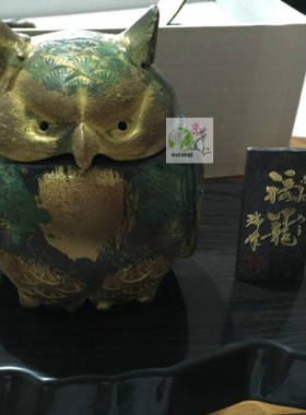 高冈铜器猫头鹰铁制日本包邮香炉