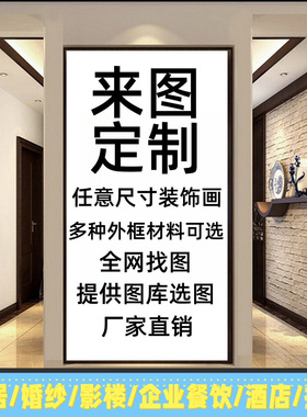 定制所有装饰画摆台影楼像全家福