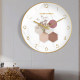 Atmospheric clock wall clock living room modern simple light luxury