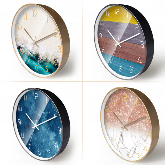 Home clock modern simple hanging watch