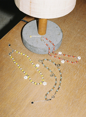 Tagi.亚克力可调节锁骨小众项链