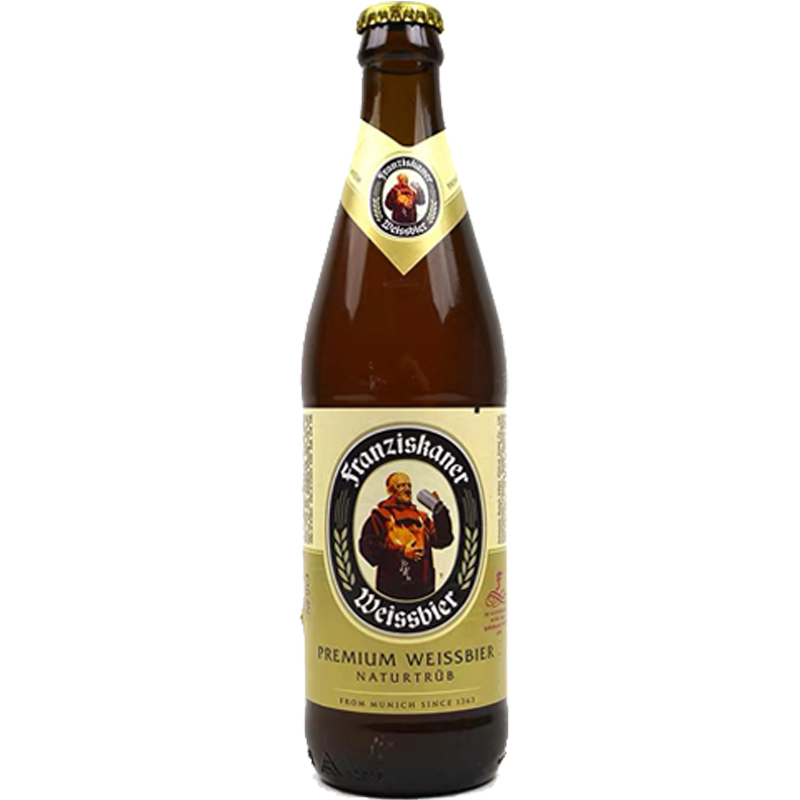 德国风味范佳乐教士白啤酒Franziskaner小麦白啤酒500mlx20瓶_虎窝淘