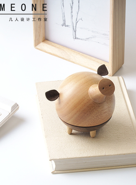 原创实木天空之城生肖音乐盒刻字