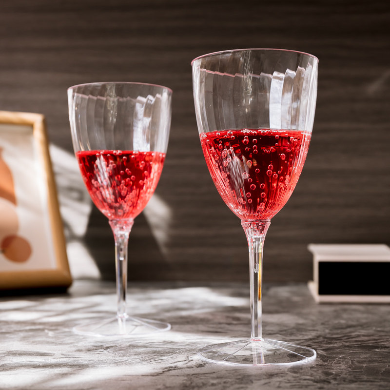 高脚香槟酒会鸡尾酒慕斯布丁冰淇淋果冻甜品硬塑料杯子透明50只,淘宝优惠券,粉丝福利购,淘宝优惠卷