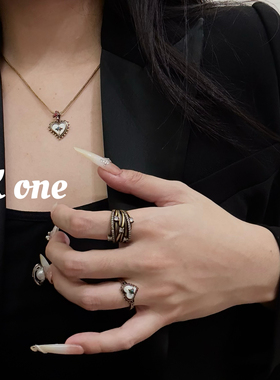 【大英系列】中古vintage项链女款时尚个性复古做旧饰品