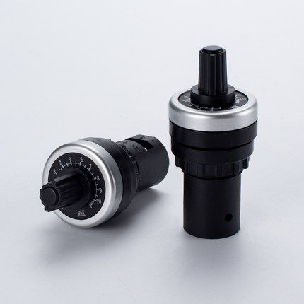 送丝机变频器可调电位器旋钮调速控制盒 精密22mm电位器开关盒 - 图3