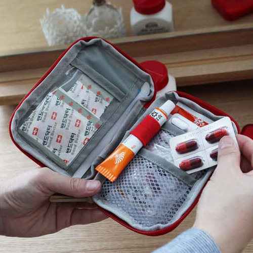 Travel portable mini home first aid kit