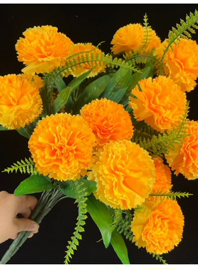 仿真花菊花束清明节祭祀花束绢花