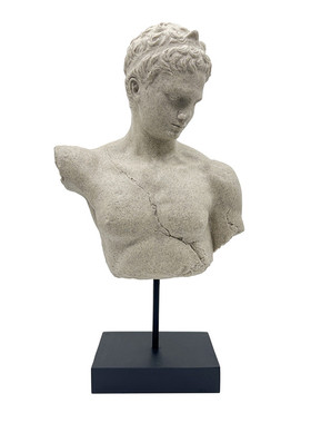 桌面半身雕塑像树脂装饰复古