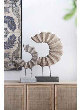 风化木装饰中式桌面摆件