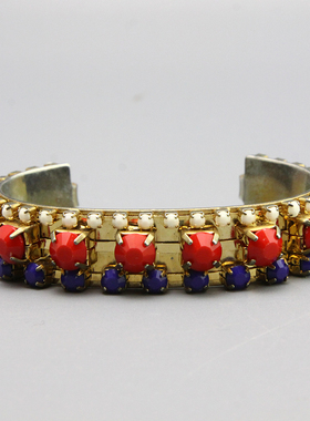 K复古vintage中古老货时尚造型手镯 孤品