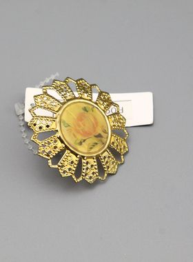 W复古vintage中古花纹夸张蕾丝戒指指环孤品