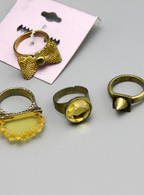 G复古vintage古董做旧铜戒指指环孤品