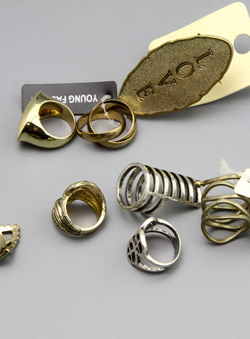 Z复古vintage老货中古个性稀有戒指指环孤品