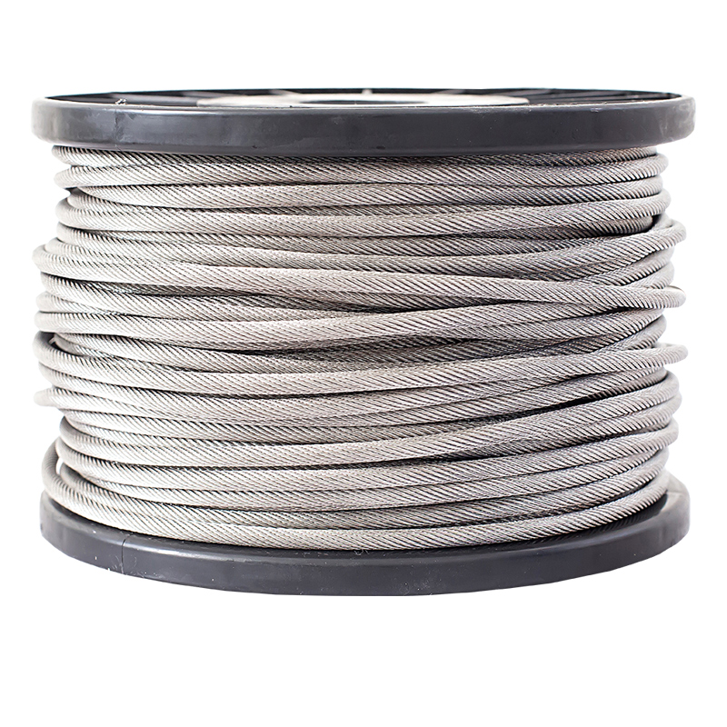 防旋转钢丝绳  304不锈钢19*7结构 起重牵引钢丝绳3/4/5/6/8mm - 图3