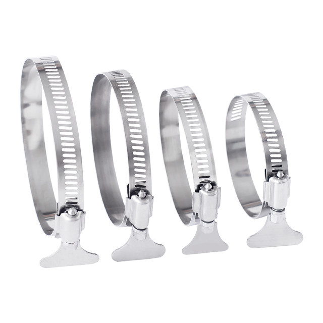 Stainless steel pipe snap fastening throat hose