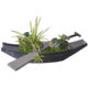 Simulated paddle green plant landscaping wabi-sabi style hotel shopping mall window decoration floor-standing fiberglass plant landscape ornaments