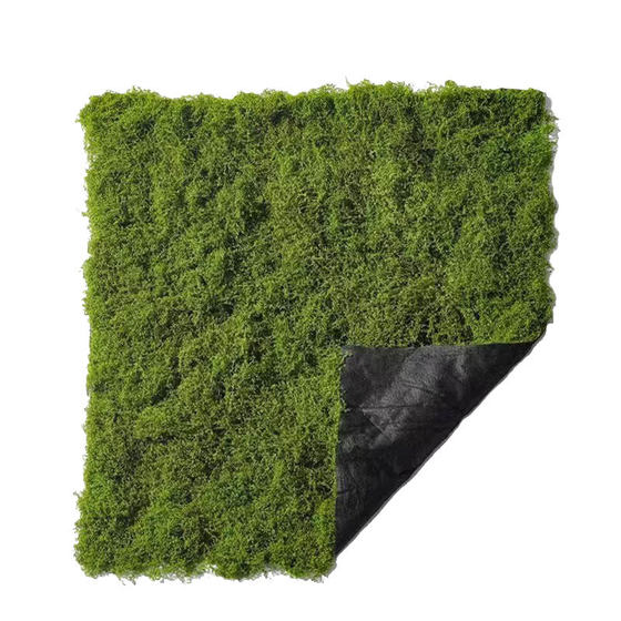 Simulated moss turf landscaping fake moss lawn